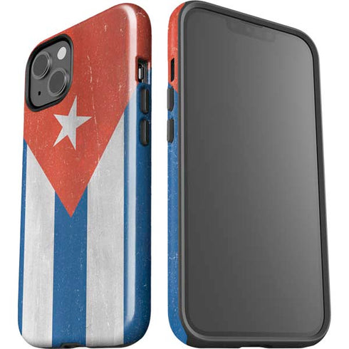Cuban Flag Distressed iPhone 15 Impact Case